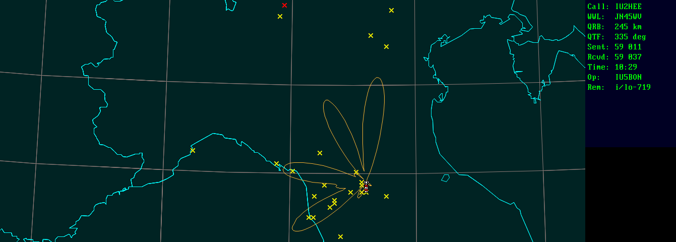 VHF QSO MAP